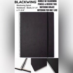 NWT BLACKWING NOTEBOOK BUNDLE W/ BLACKWING WOODEN PENCIL CASE FOR A DEAL!
